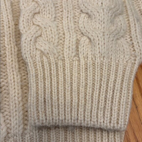 Aran Crafts Ireland 100% Wool Fisherman Cable Knit Sweater – XL - Picture 4 of 8